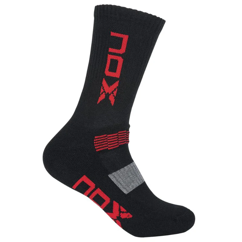CHAUSSETTES NOX PRO SERIES (NOIR/ROUGE)