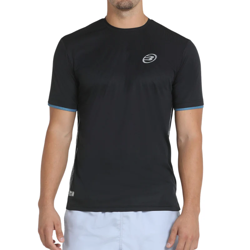 T SHIRT BULLPADEL CERVAN (S, BLEU MARINE)
