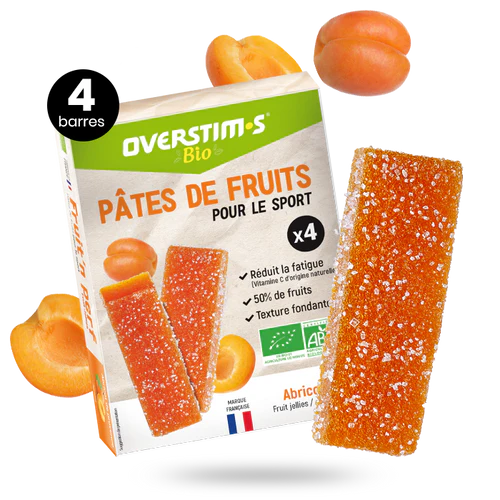 PATE DE FRUIT BIO OVERSTIM.S X4
