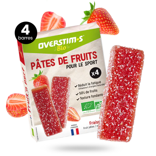 PATE DE FRUIT BIO OVERSTIM.S X1