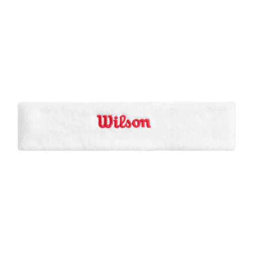 Bandeau Eponge Wilson Os (Blanc/Rouge)