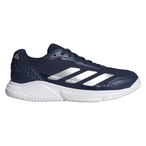 Chaussure Adidas Court Quick (45 1/3, Blanc/Bleu)