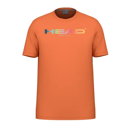 T SHIRT HEAD RAINBOW (ORANGE)