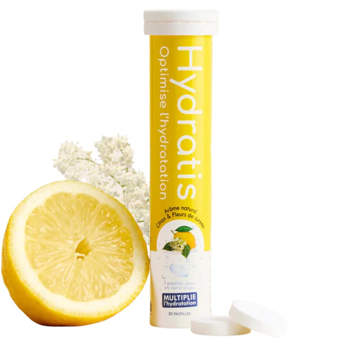 Pastilles d'hydratation Hydratis (Citron/Fleurs de Sureau)