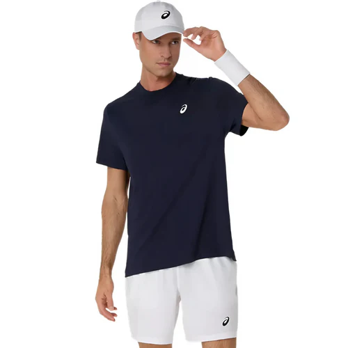 T Shirt Asics Court Bleu Marine