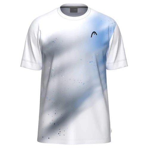 T Shirt Head Topspin 2026 Blanc/Bleu Marine